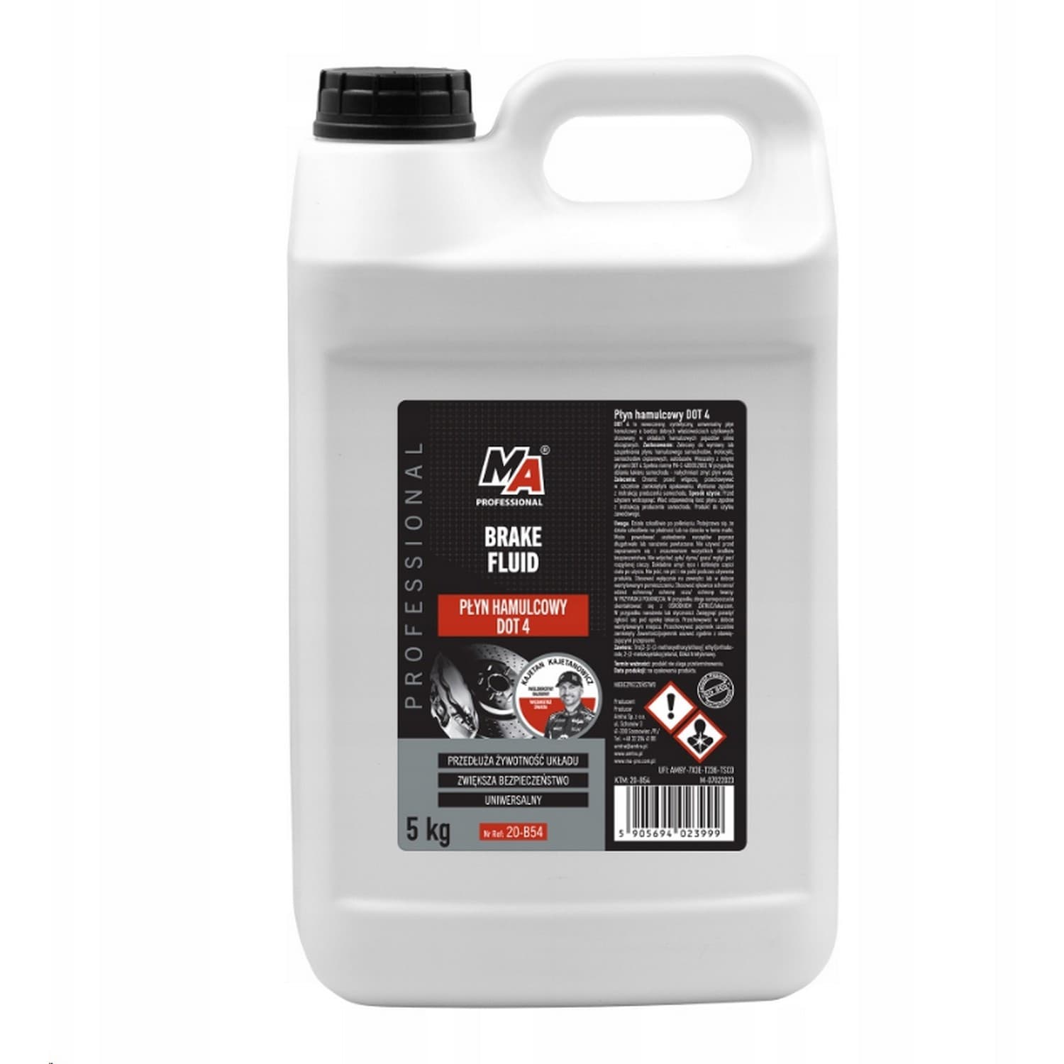 Płyn hamulcowy dot 4 5l