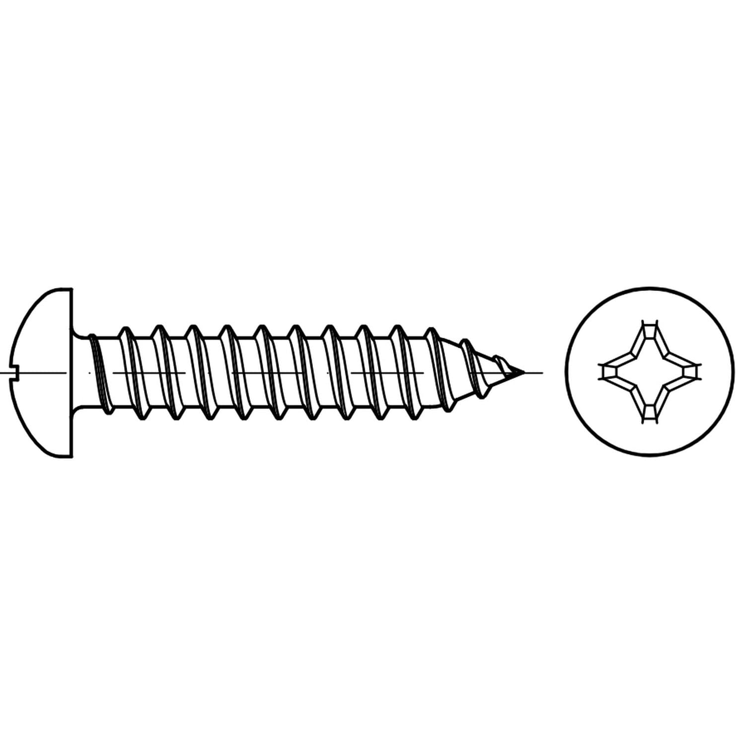 Wkręt 3,5x10 pn-83116