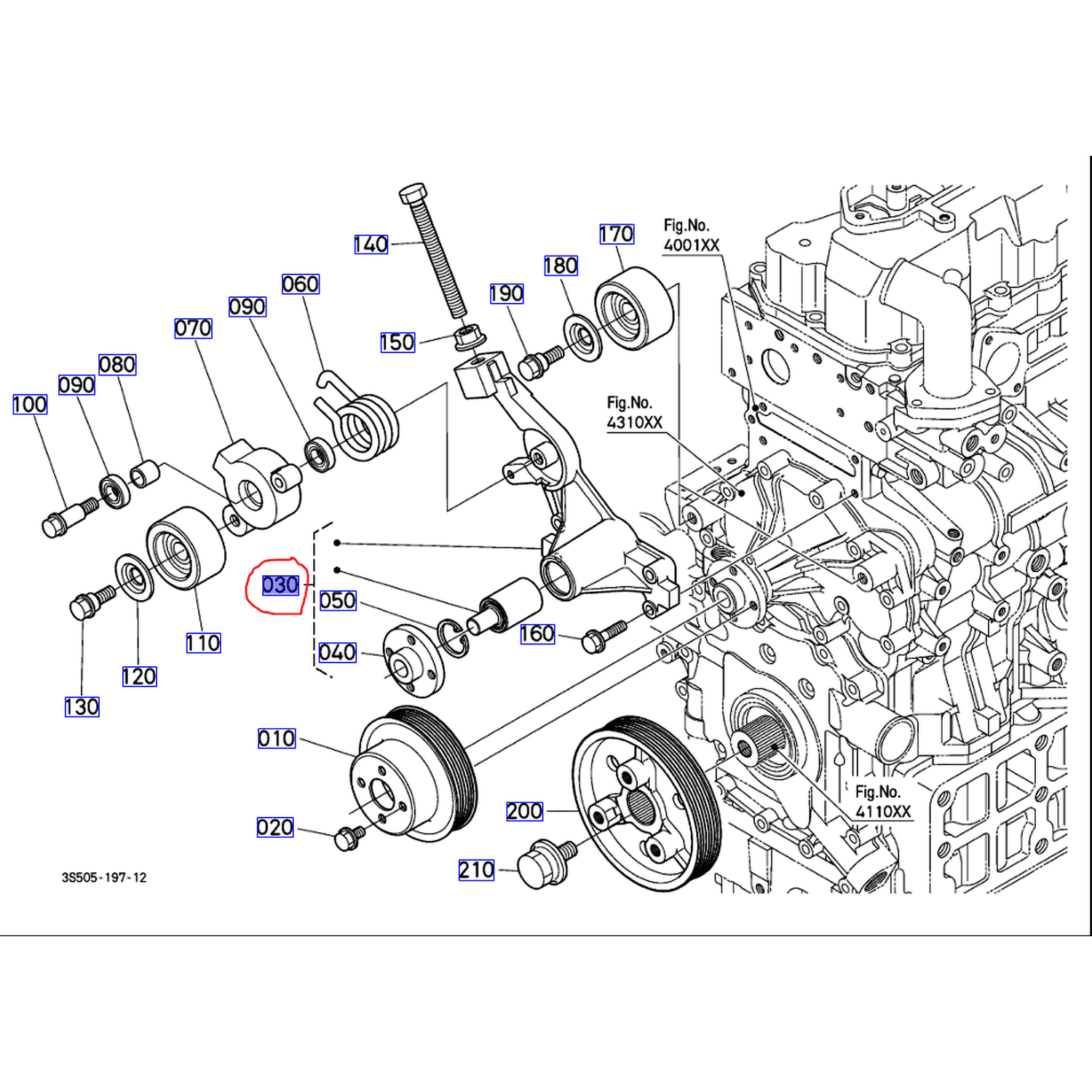 Wspornik zespołu wentylatora M115,M125,M135