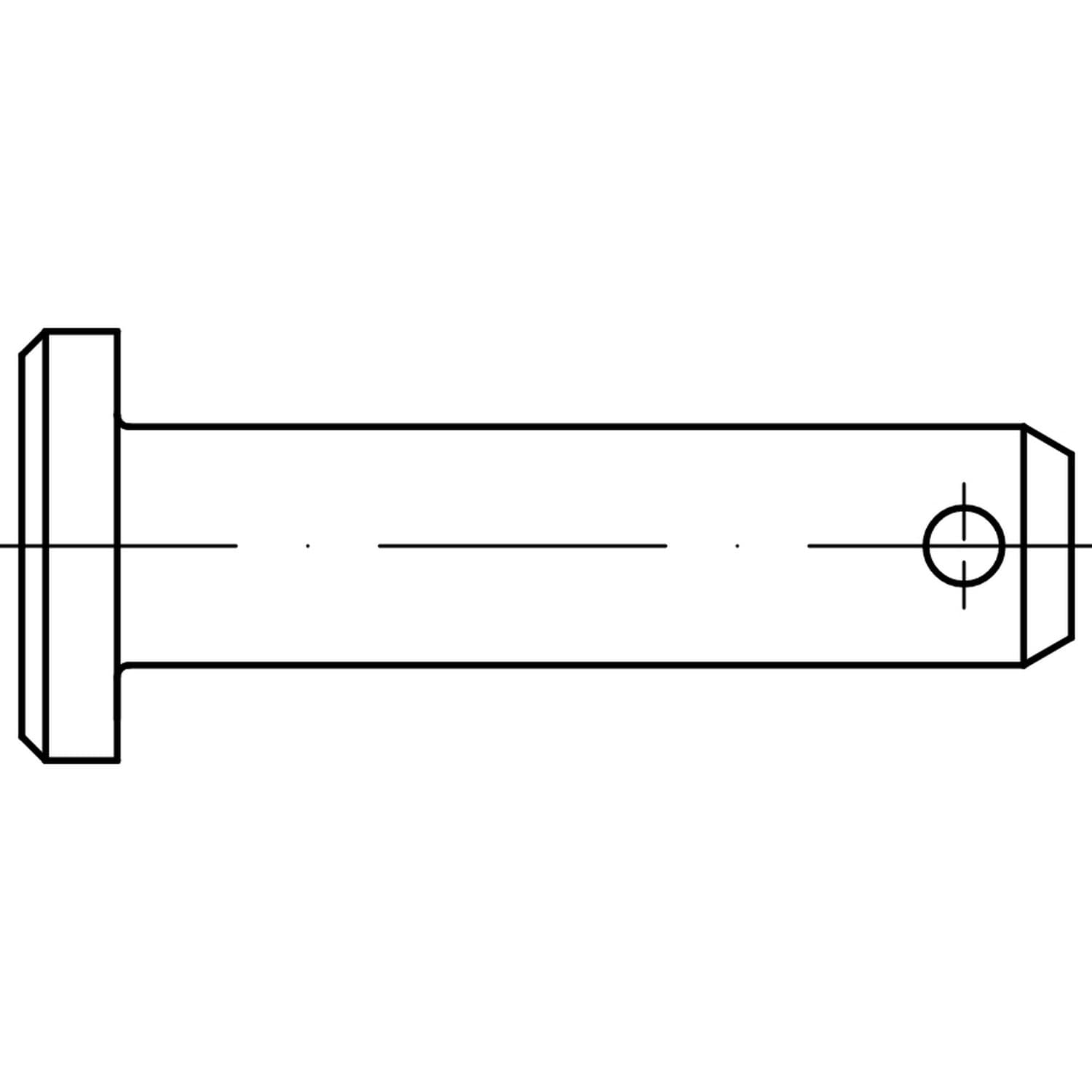 Sworzeń 16x25 pn-83002