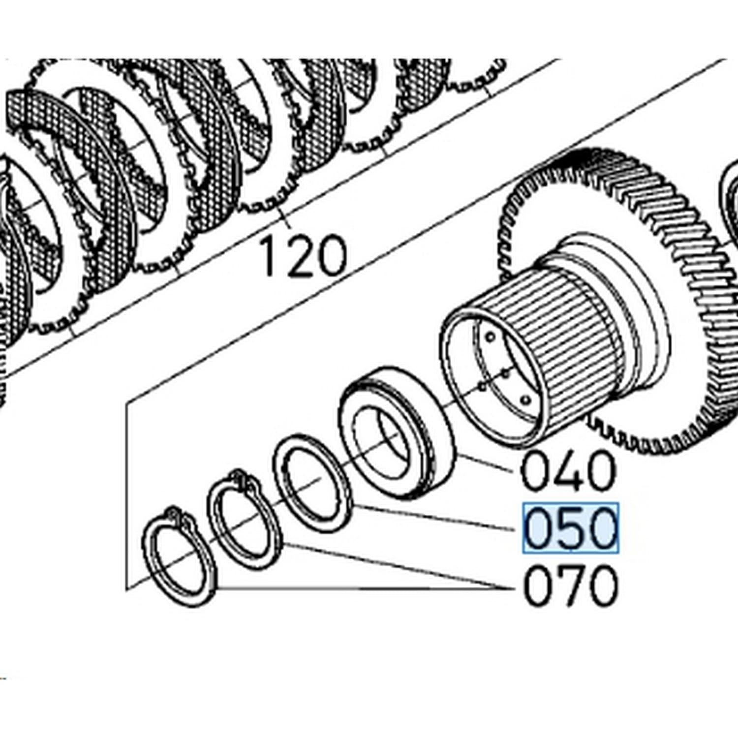 Podkładka płaska sprzęgła hydraulicznego M7