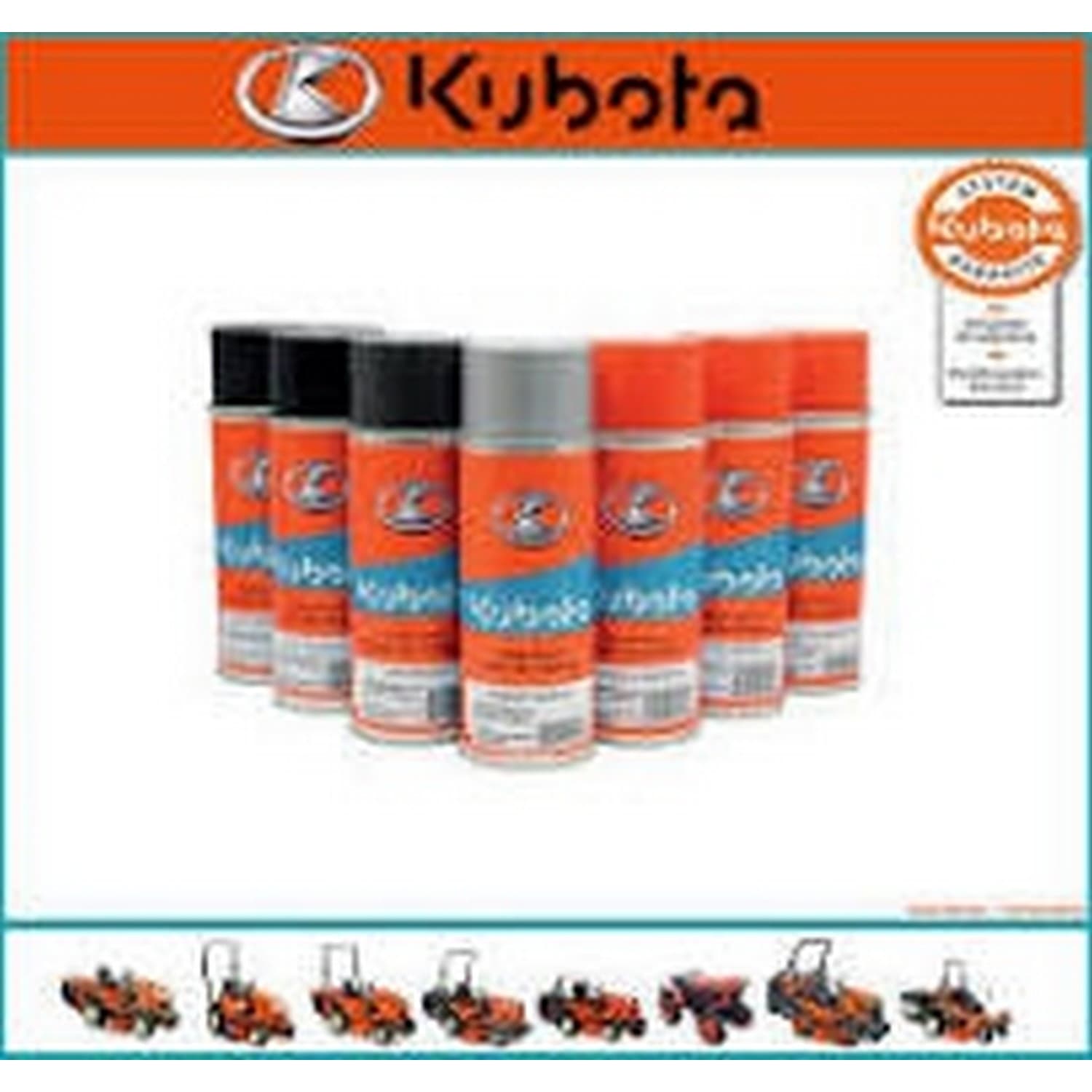 Farba pomarańczowa spray 400ml Kubota