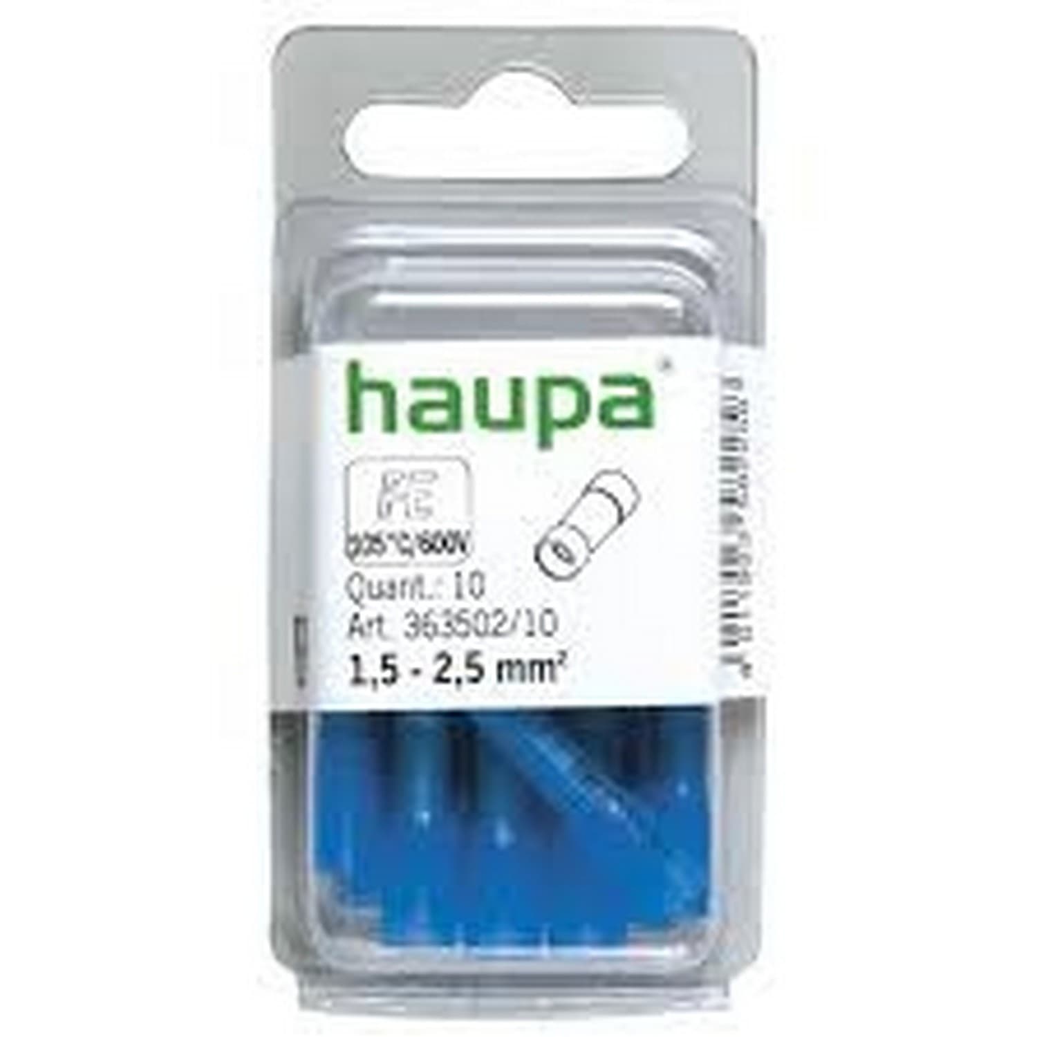 Złączka elektryczna 1.5x2.5 niebieska haupa