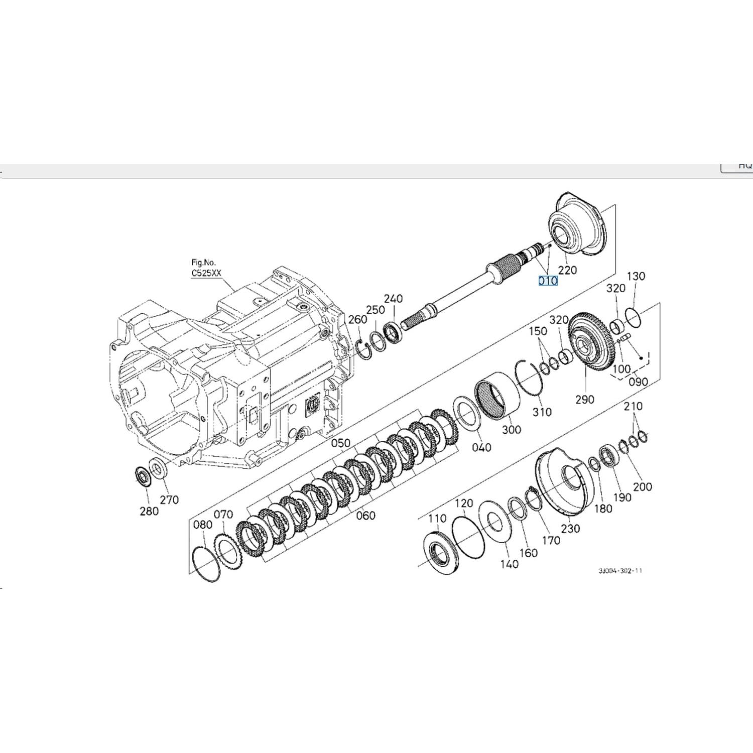 wałek napędu m7152sc