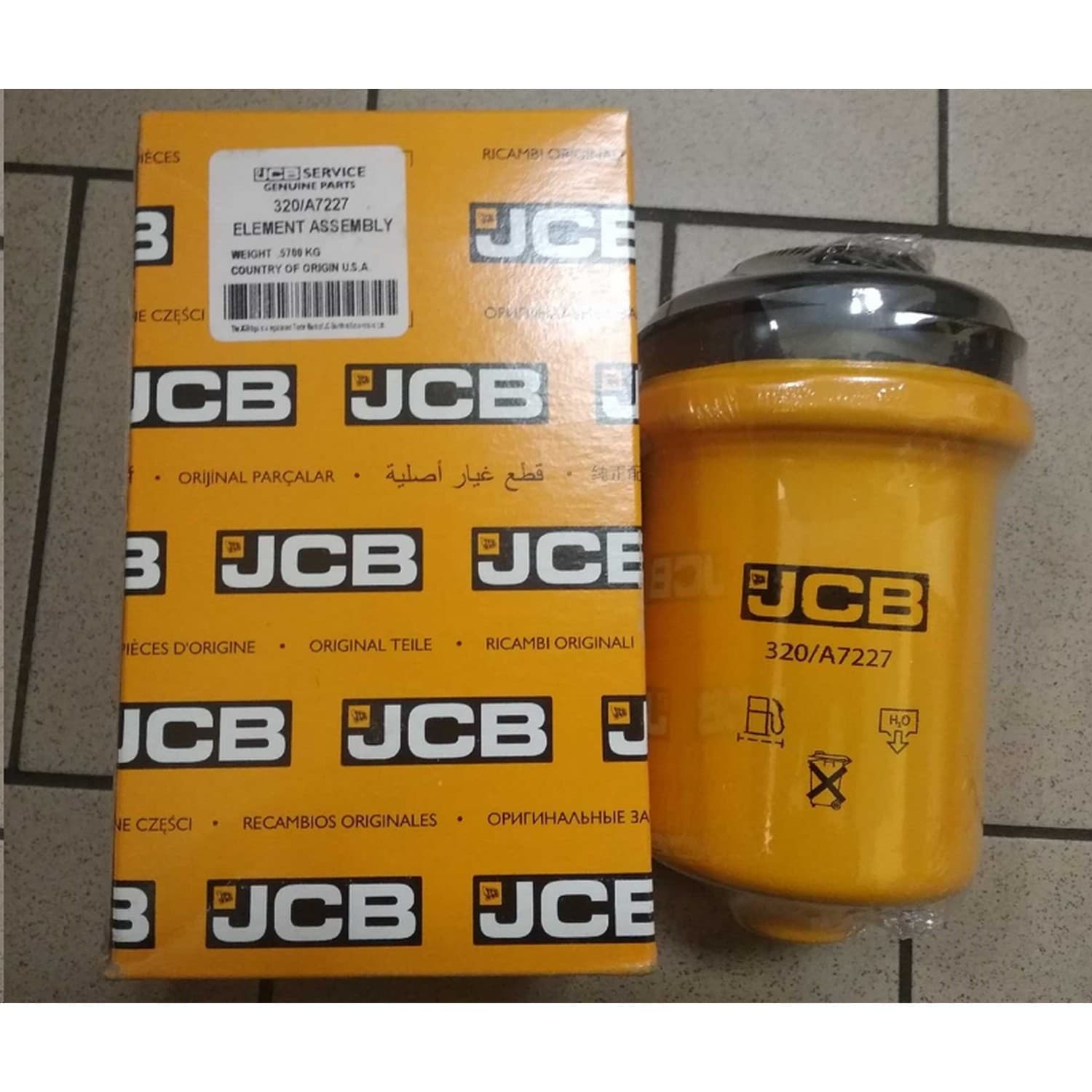 Filtr paliwa jcb separator 538-70