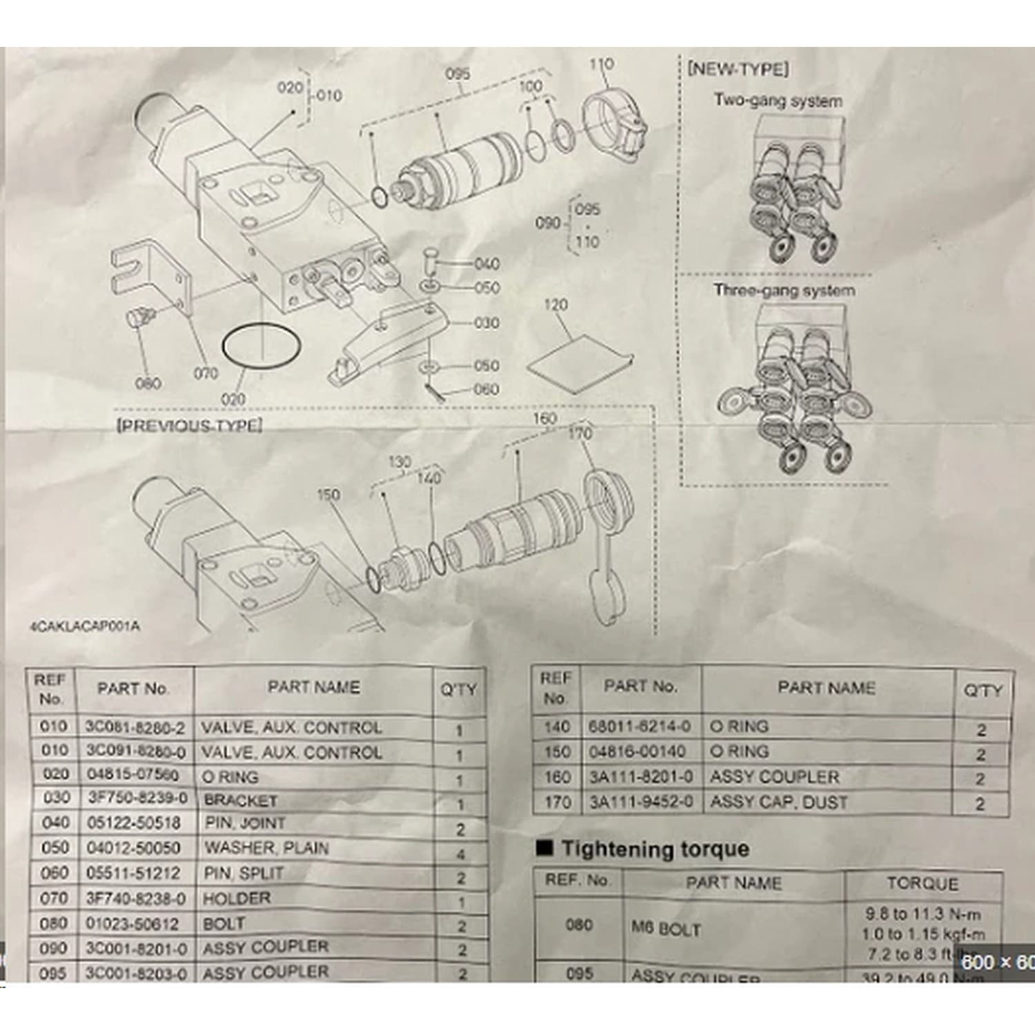 Dodatkowy rozdzielacz hydrauliki zewnętrznej Kubota m5092 m5112