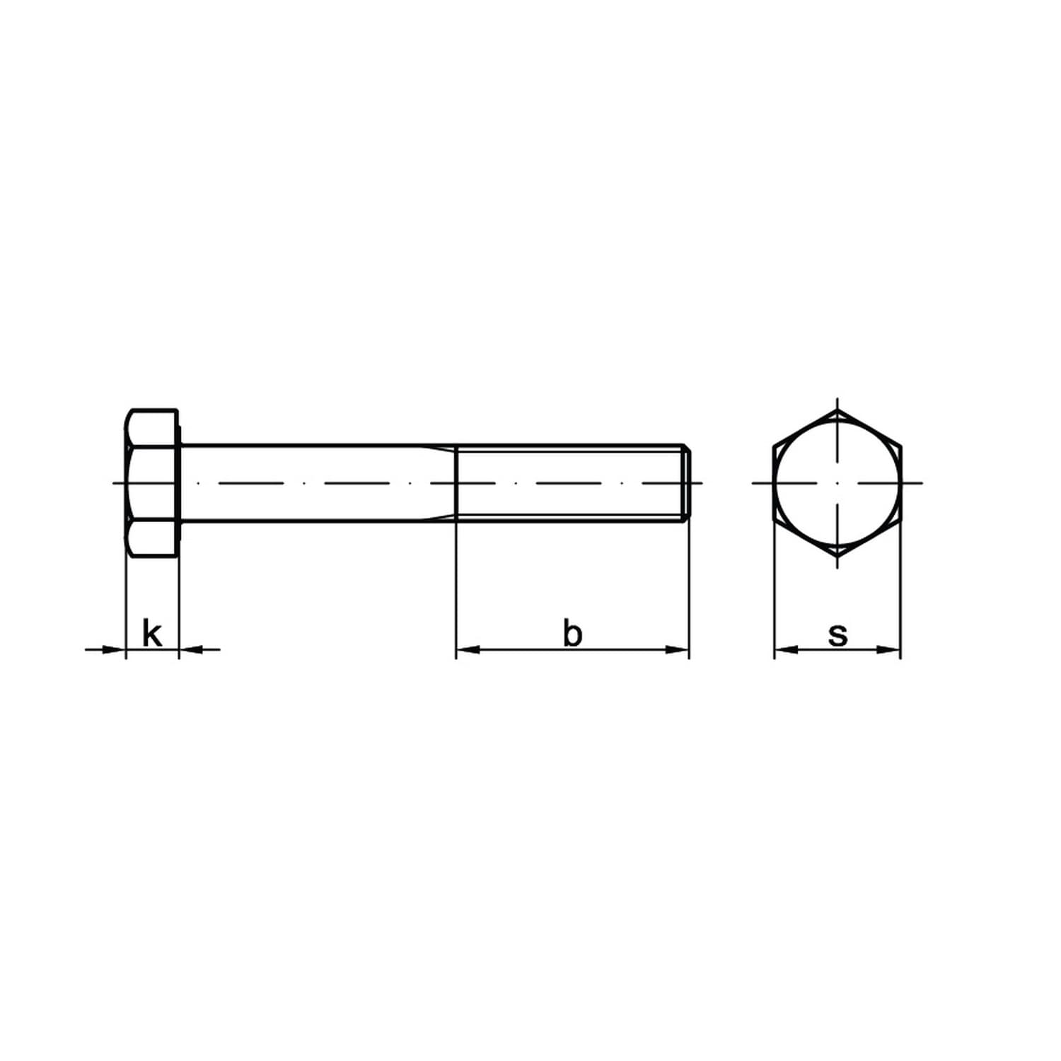 Śruba 12x60 8.8 zn pn-82101