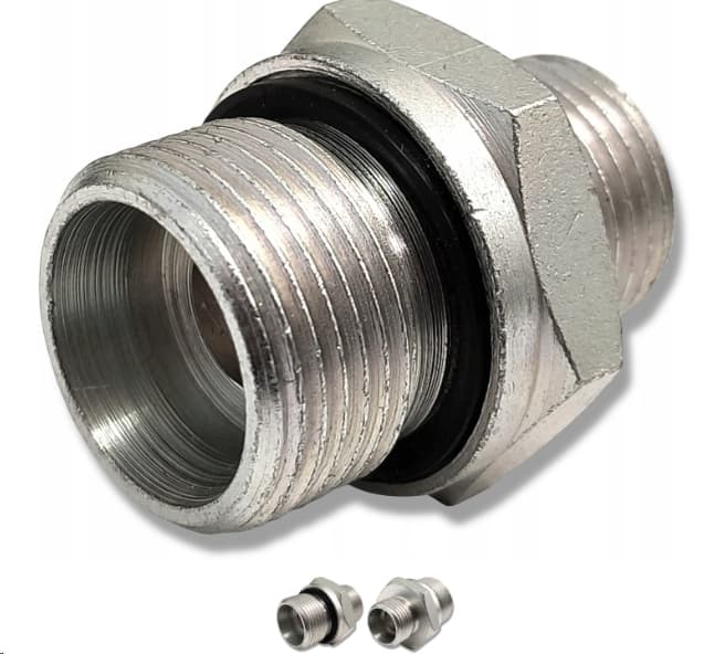 Złącze hydrauliczne proste bb M16x1,5x3/8 z uszcelnieniem
