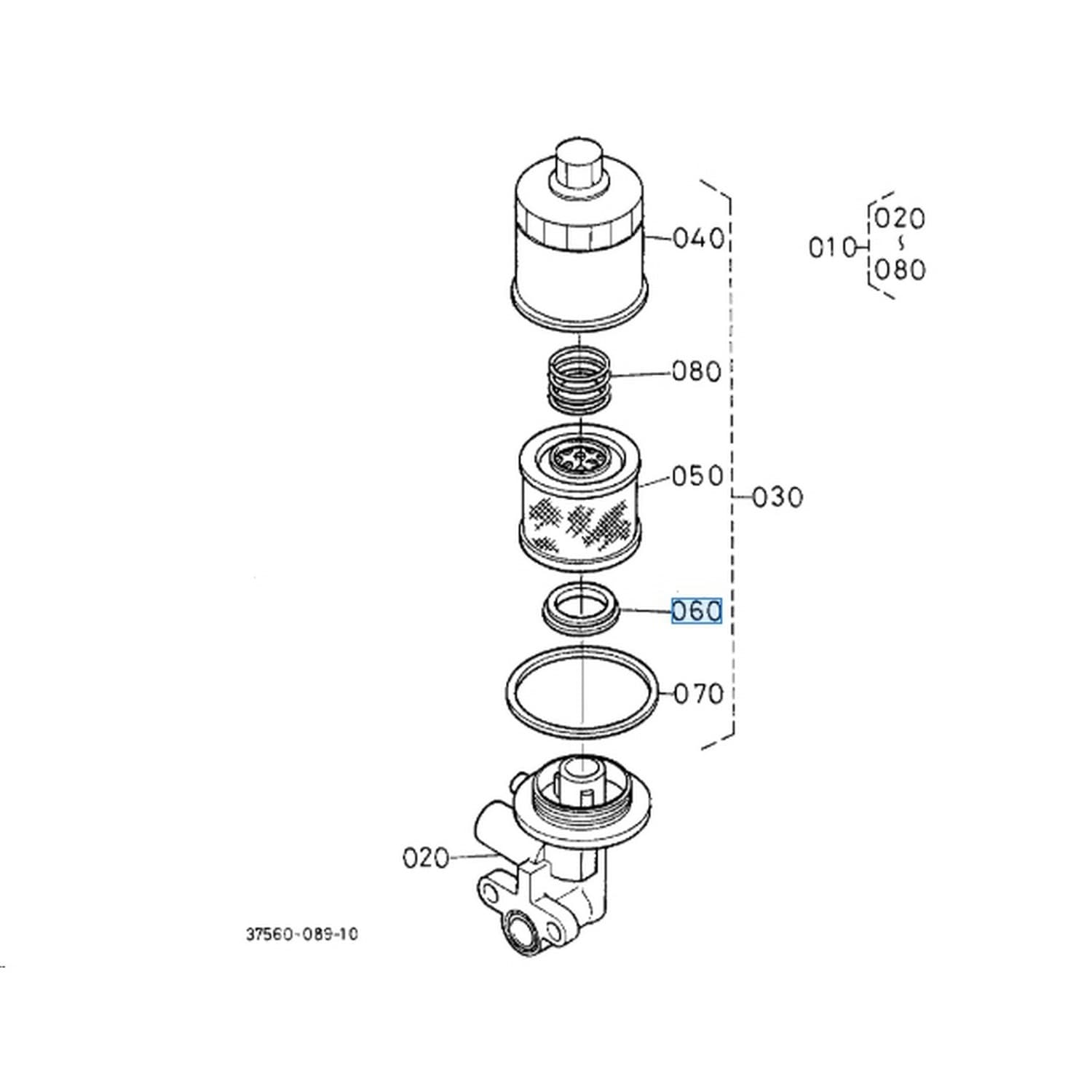 uszczelka filtra hydraulicznego