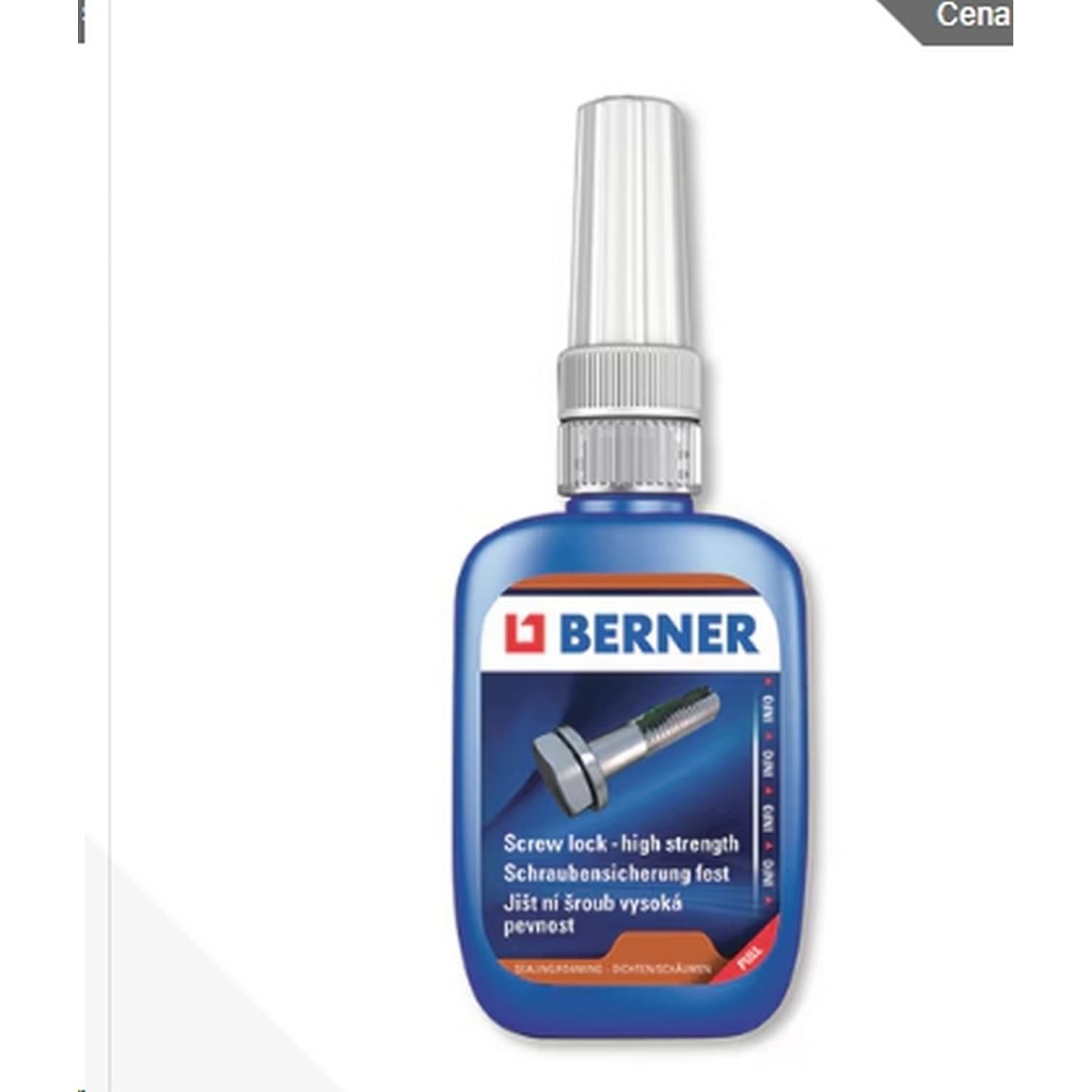 Klej do śrub średni  60ml berner