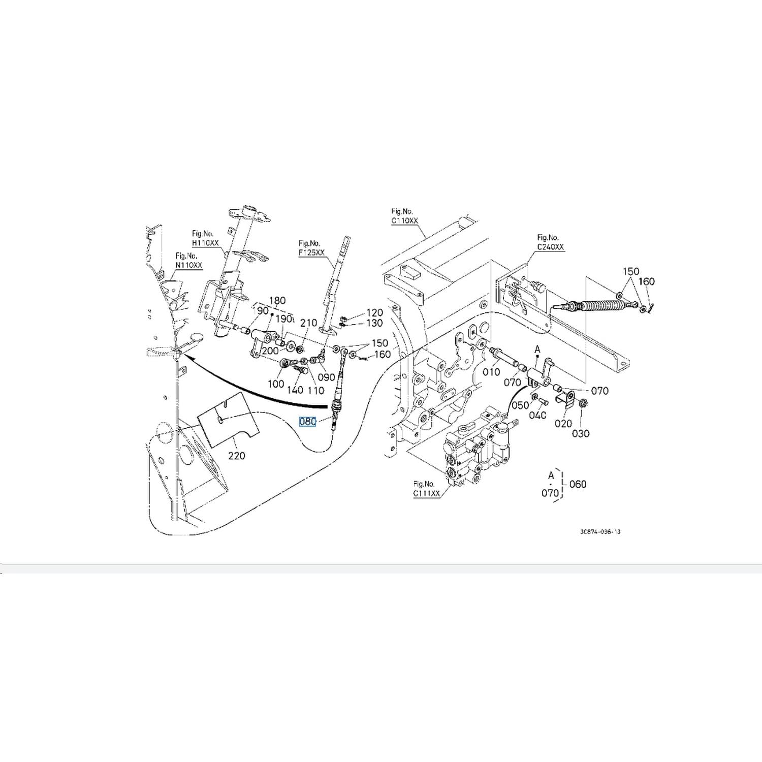 Linka rewersu m7060