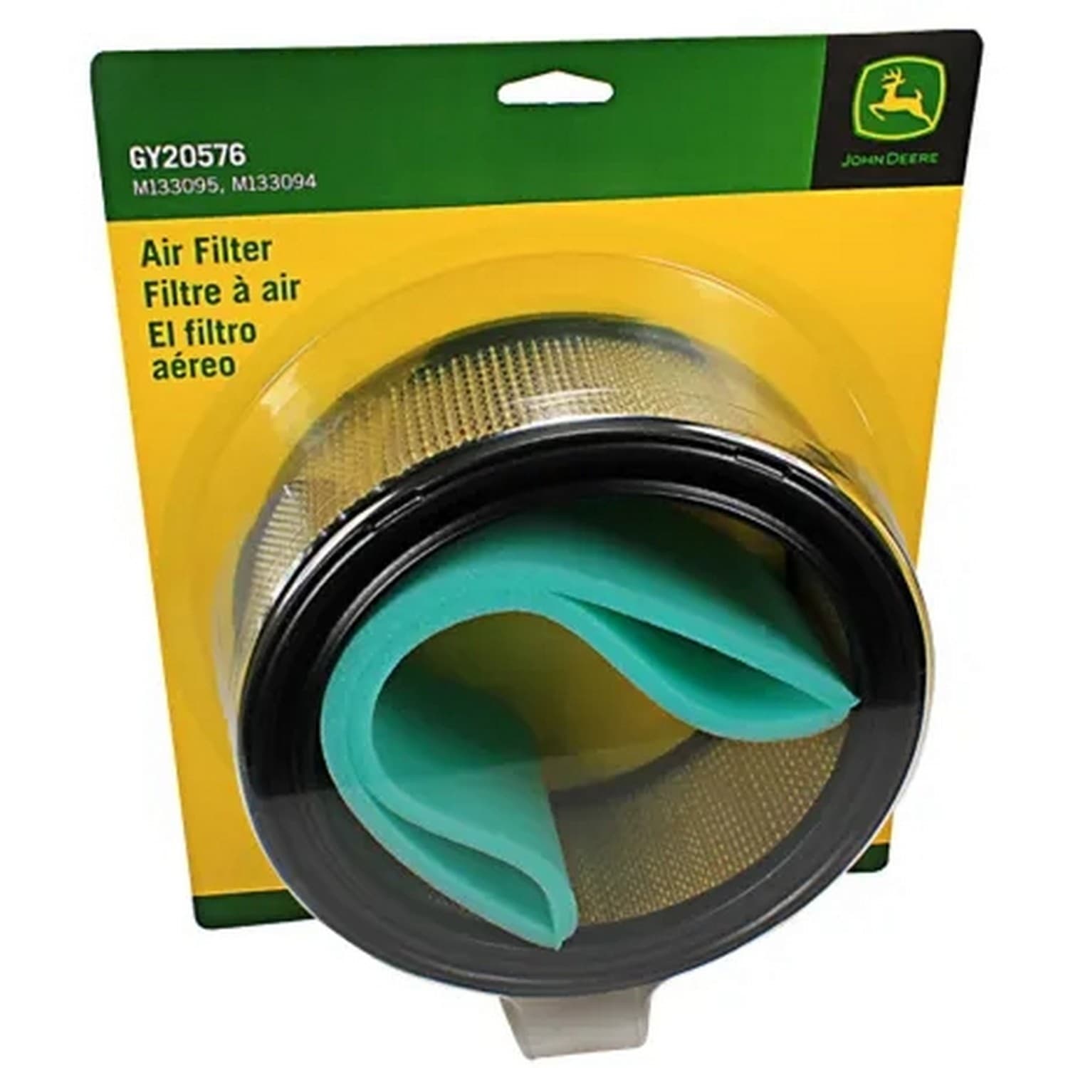 Filtr powietrza silnika zestaw john deere g110