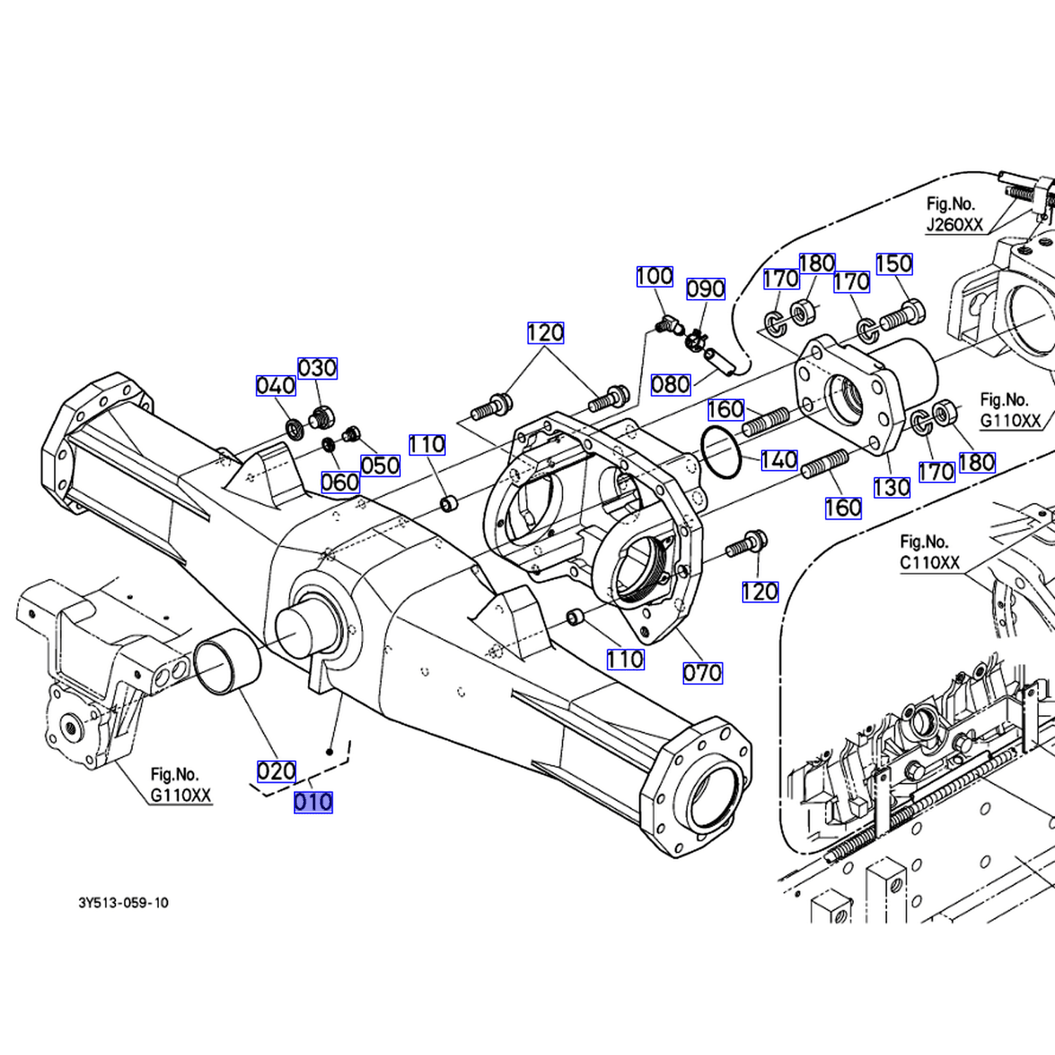 Obudowa mechanizmu różnicowego m135gx