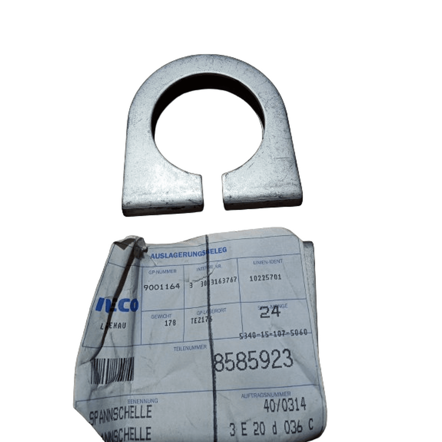 Obejma układu wydechowego Fi 61 IV.Daily 8585923