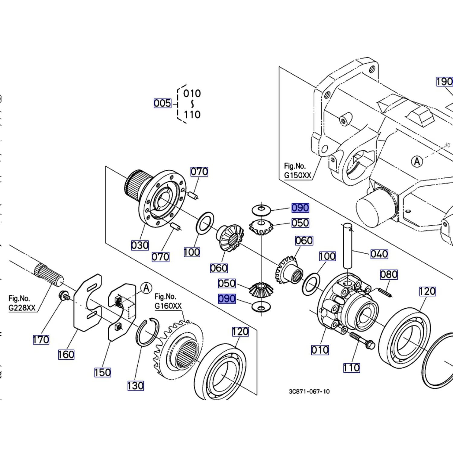 Pierścień mechanizmu różnicowego, M7060