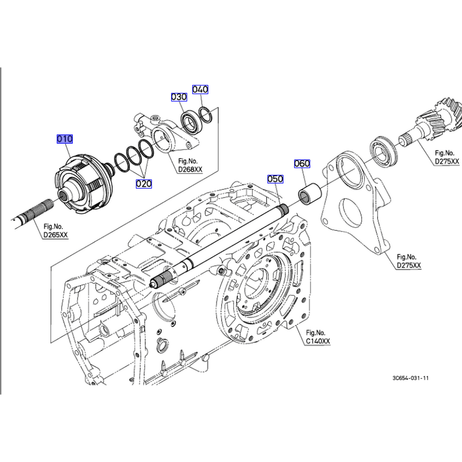 Sprzęgło pto M7060