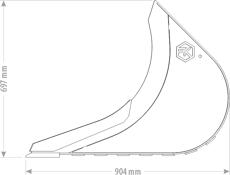 ŁYŻKI DO KOPAREK KABLOWE 045 — zdjęcie 2