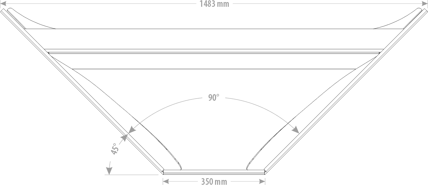 ŁYŻKI DO KOPAREK TRAPEZOWE 15 — zdjęcie 3
