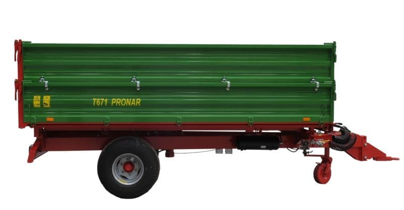 Pronar T 671 PRZYCZEPA JEDNOOSIOWA — zdjęcie 4