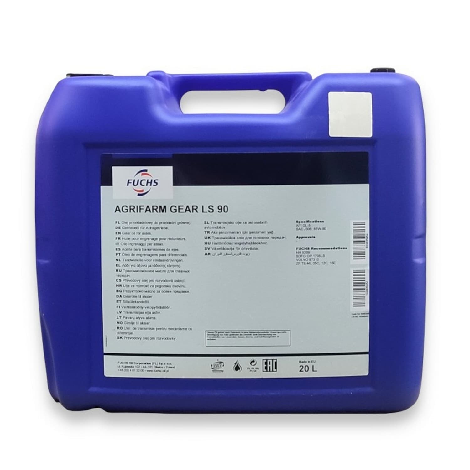 Olej przekładniowy ls90 agrifarm gears 20l