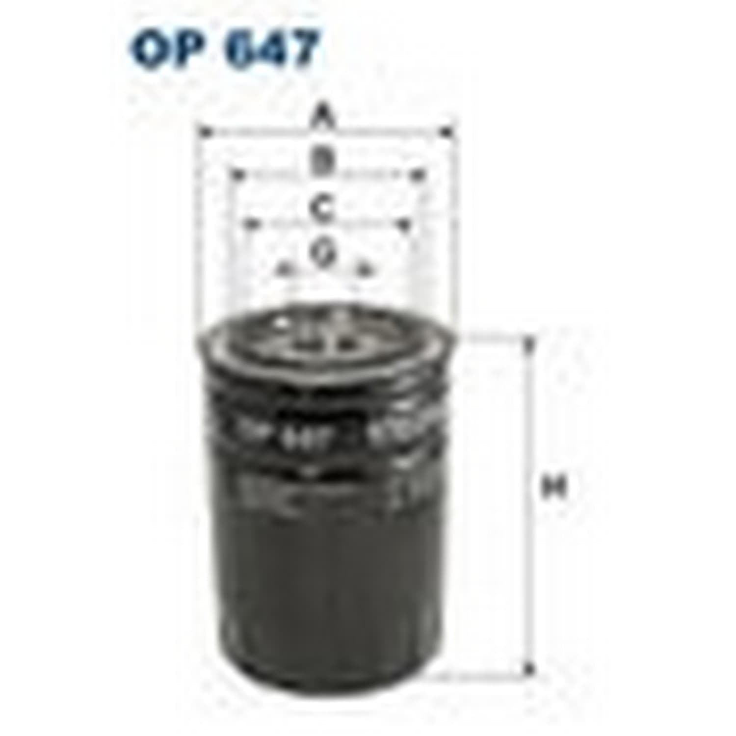 Filtr oleju silnikowego 656PP49P